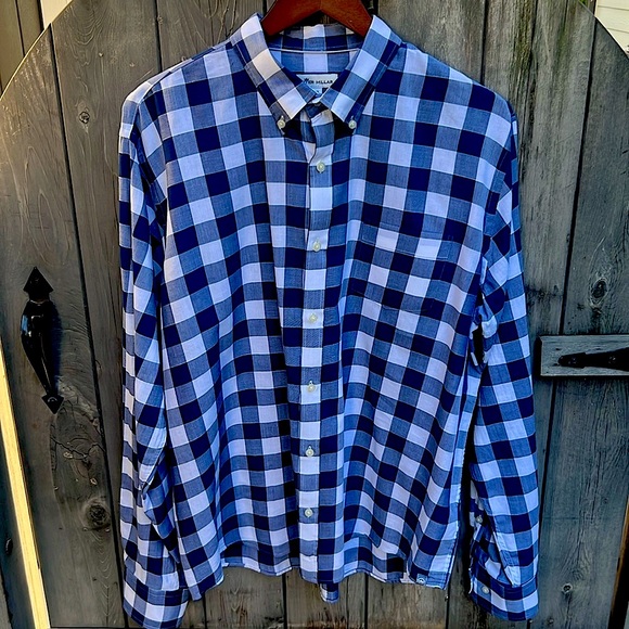 Peter Millar relaxed comfortable button-down shirt made from 100% cotton! - Picture 2 of 8